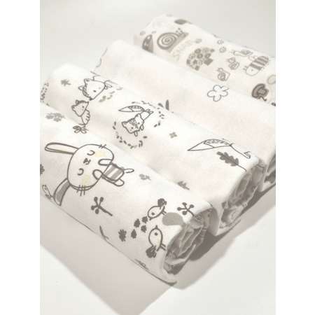 Пелёнка Daisy фланель 90х120 см 4 шт.
