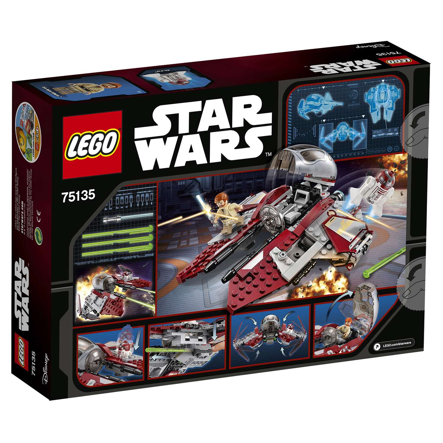 Конструктор LEGO Star Wars Перехватчик Оби-Вана Кеноби блочный - фото 3