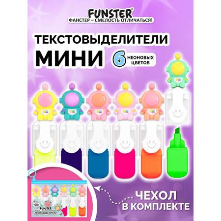 Текстовыделители Funster 6 цв.