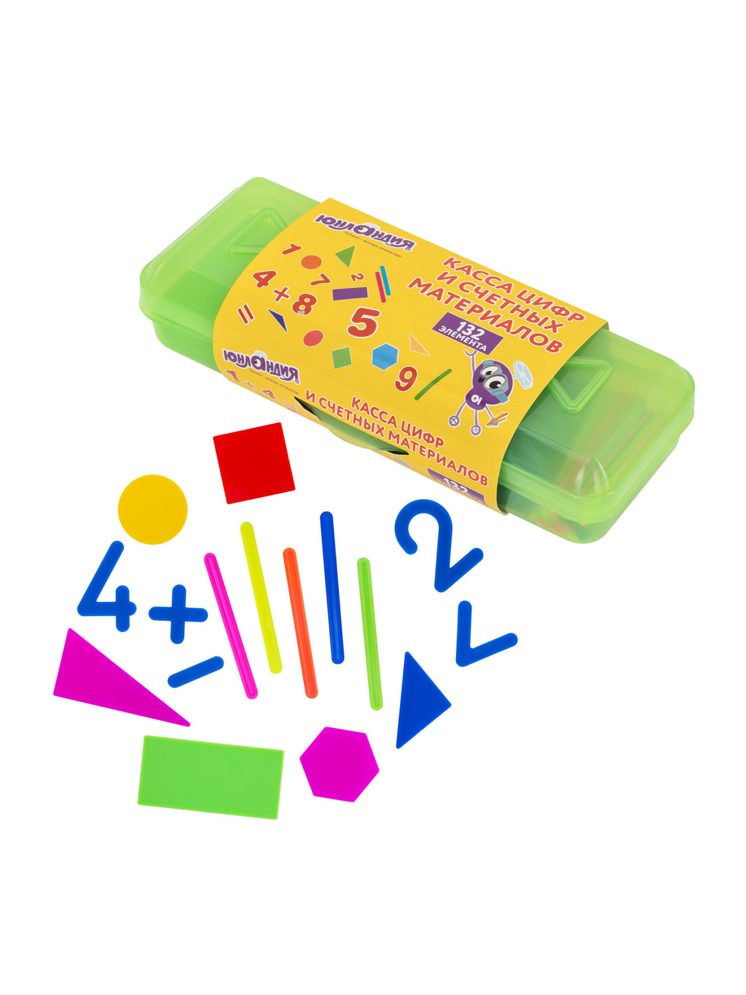 Счетный материал Юнландия фигурки и палочки 132 шт. - фото 2