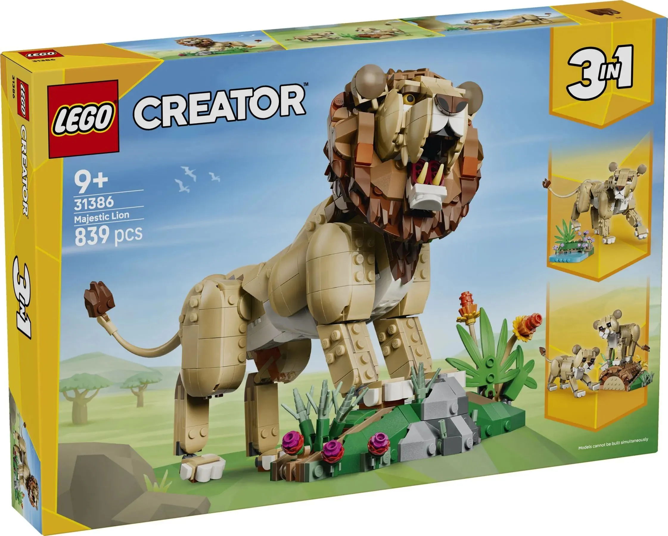 Конструктор LEGO Creator Величественный лев 839 дет. - фото 11
