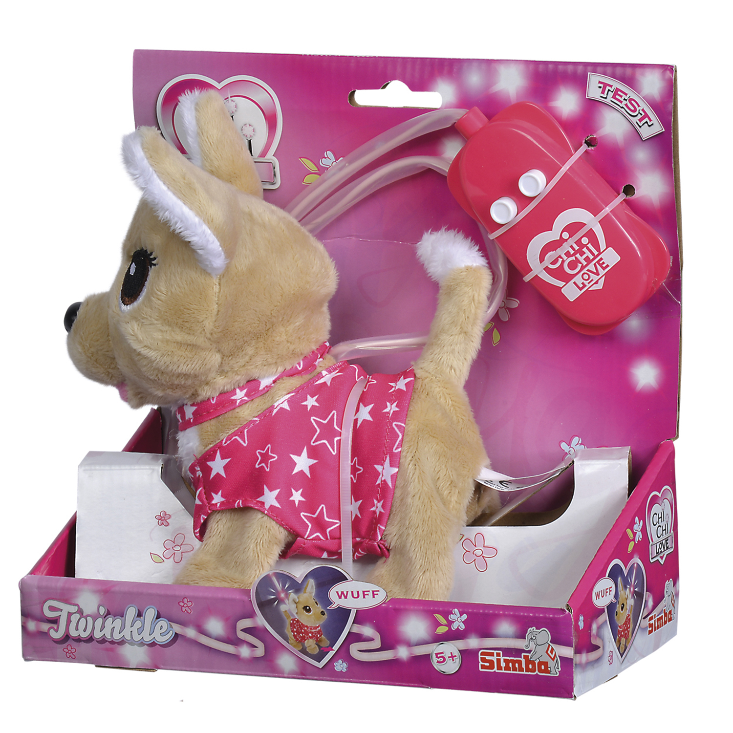 Игрушка Simba Интерактивная плюшевая собачка Chi-Chi Love Звездочка на кабельном ДУ 5893447 - фото 5