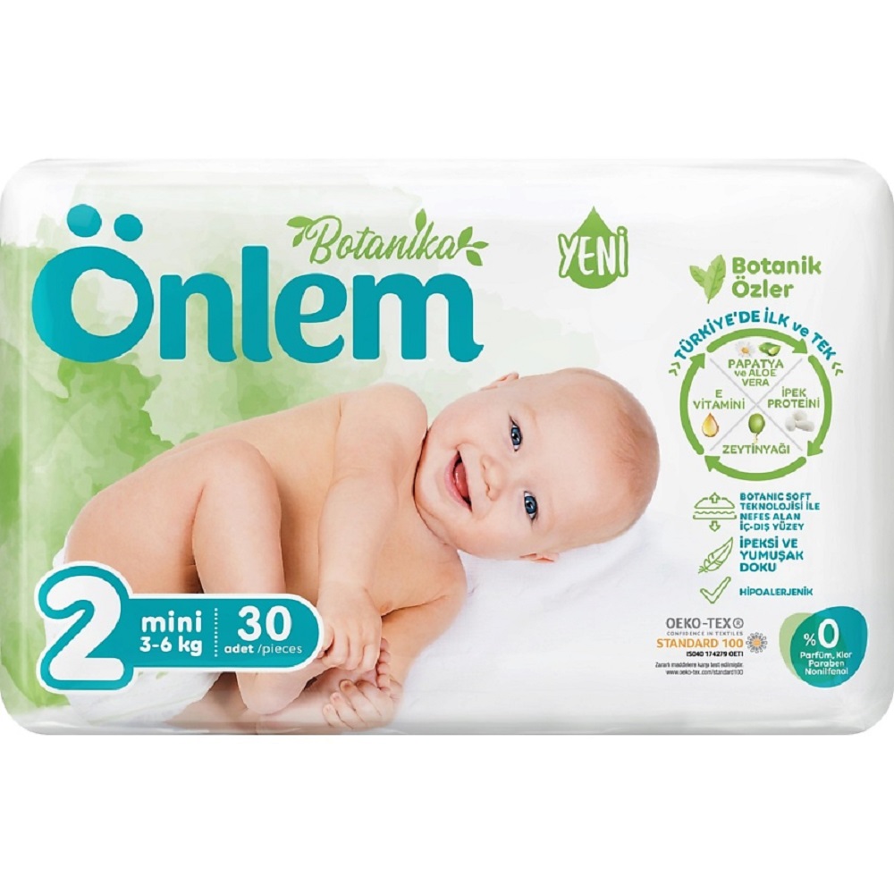 Подгузники Onlem для новорожденных (3-6) 30 шт. - фото 9
