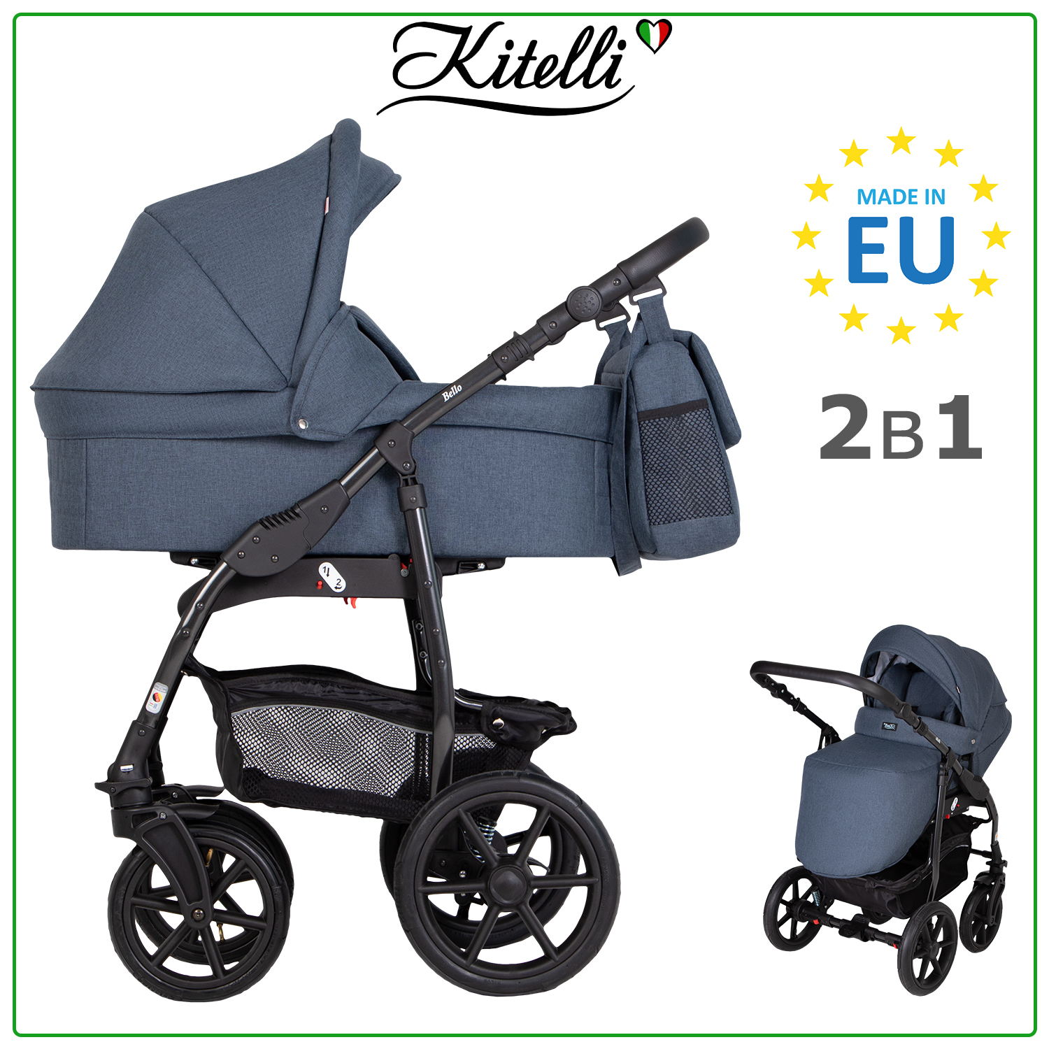 Коляска 2в1 Kitelli Bello - фото 1