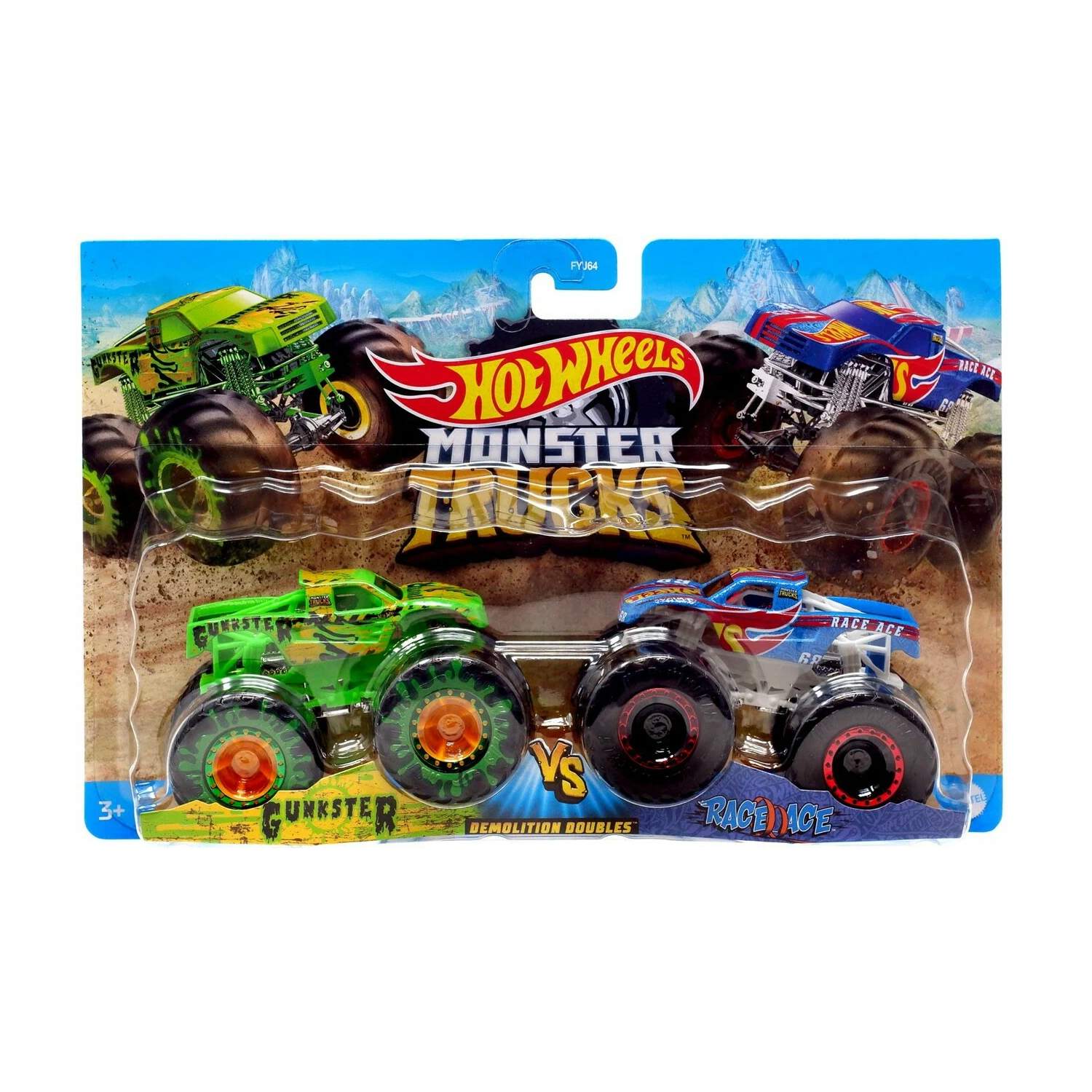 Монстр-трак Hot Wheels Взаимное уничтожение 1:64 FYJ64 - фото 1