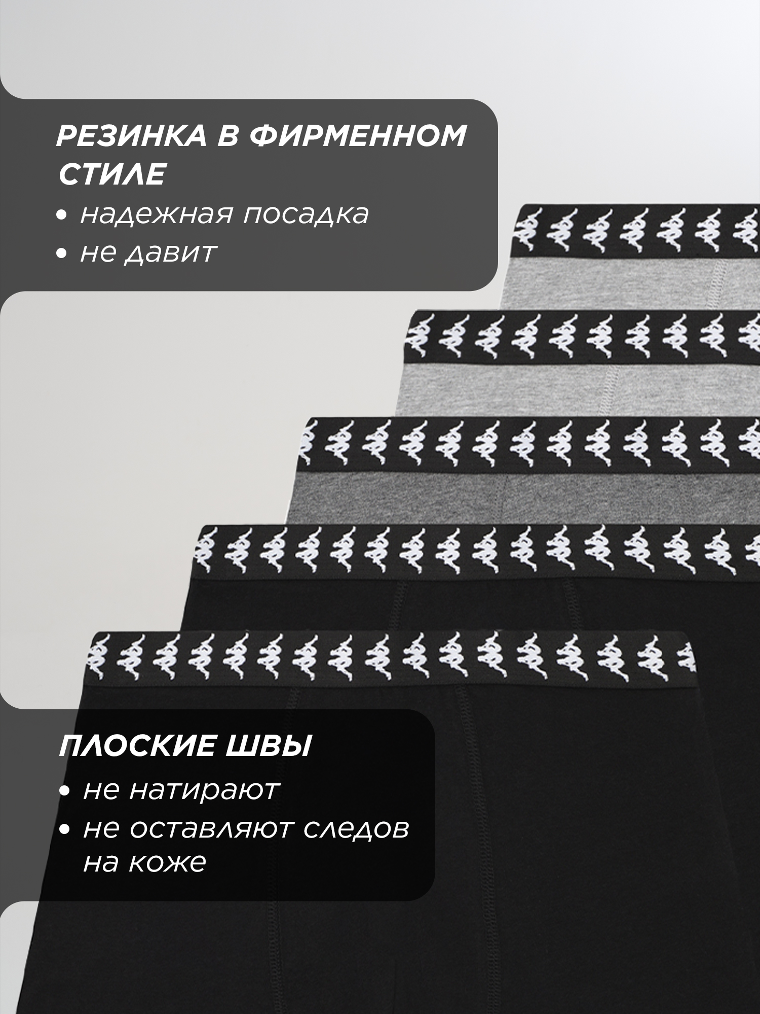 Трусы 5 шт Kappa 146333KAP-AB - фото 4