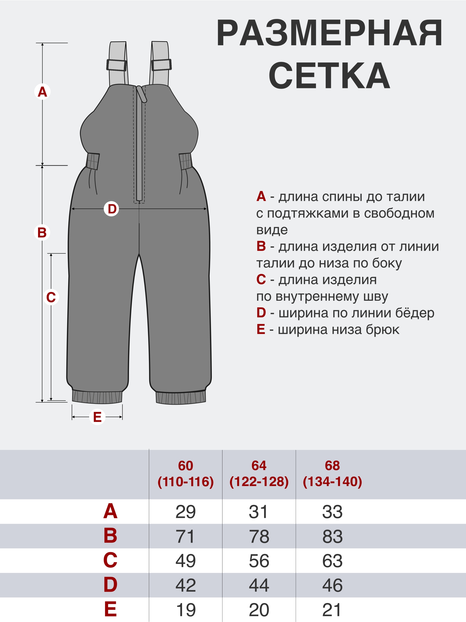 Полукомбинезон Arctic kids 60-010 черный - фото 40