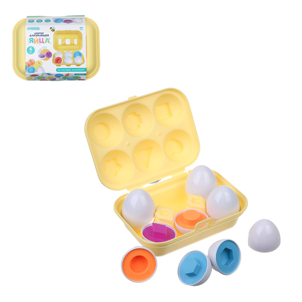 Игрушка Игроленд сортер Коробка с яйцами - фото 8