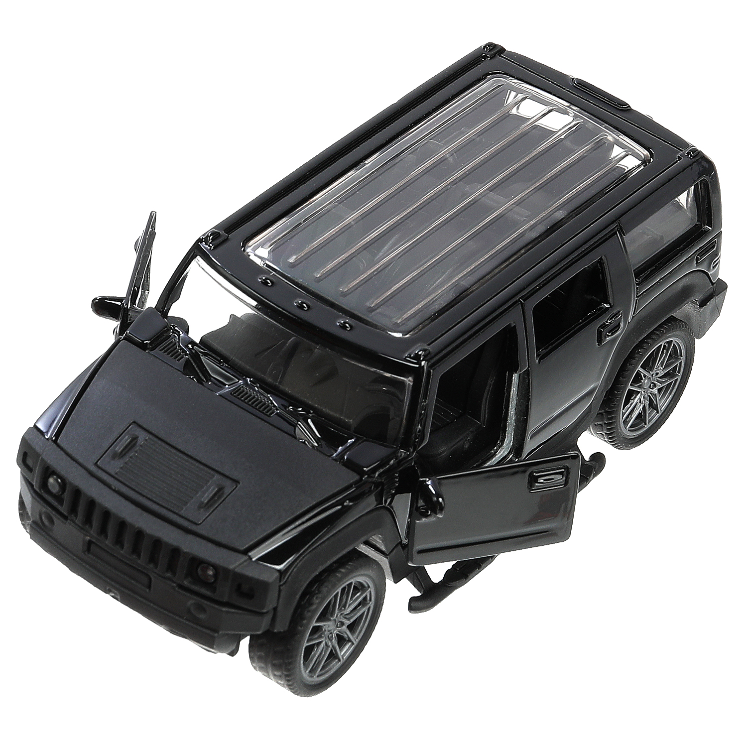 Автомобиль Технопарк Hummer черный 385751 - фото 11