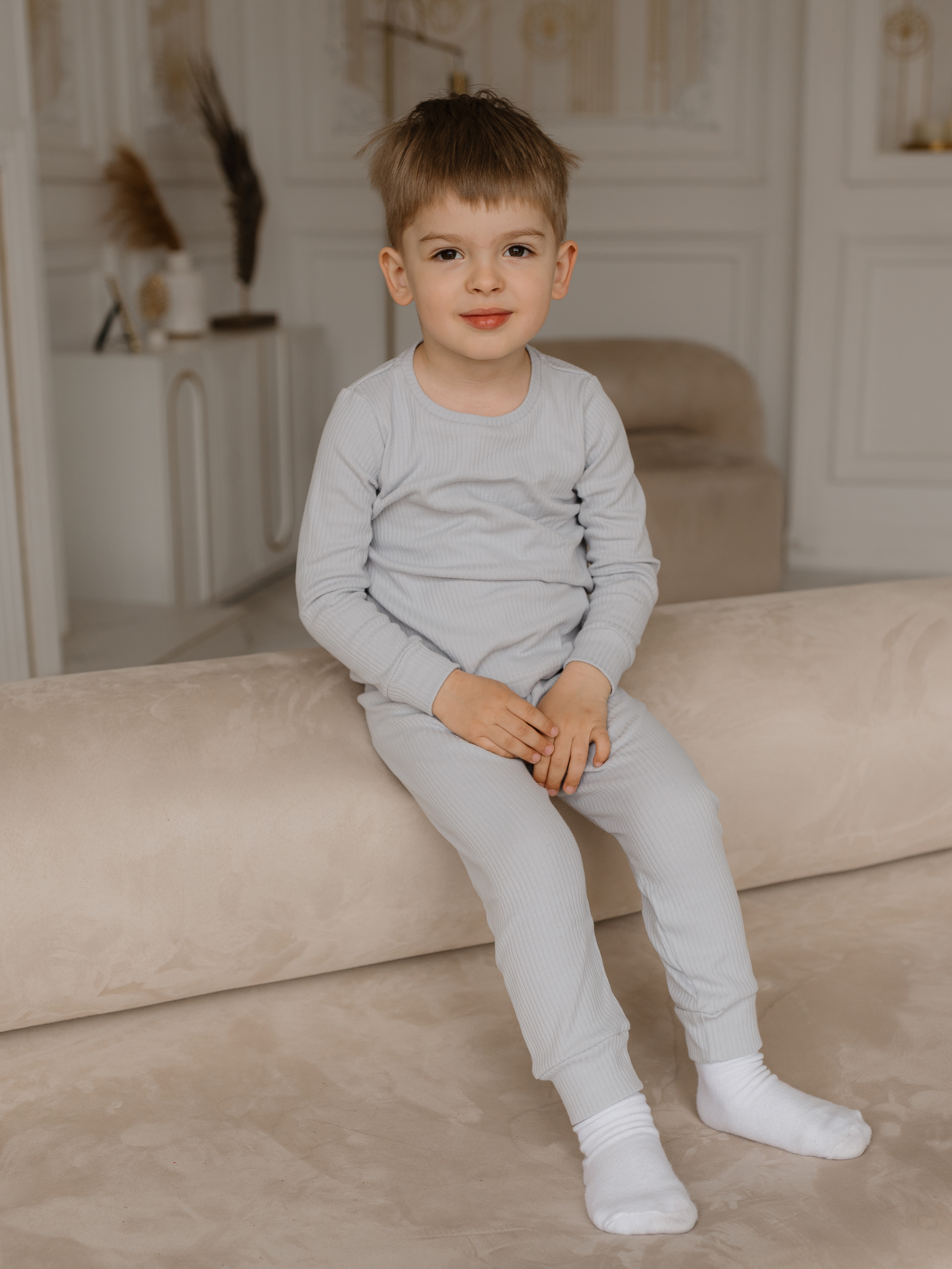 Пижама Alisse dreams ПКБРБ0034/серый - фото 1