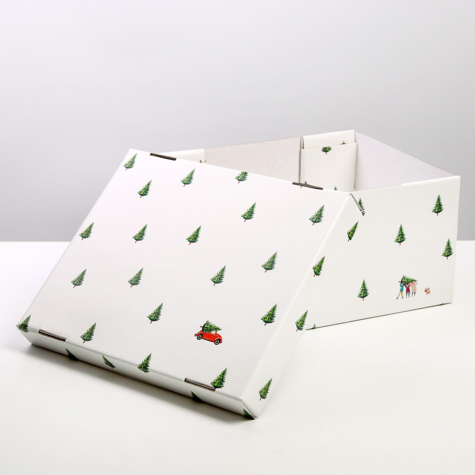 Складная коробка Дарите Счастье «Новый год». 31.2×25.6×16.1 см - фото 2