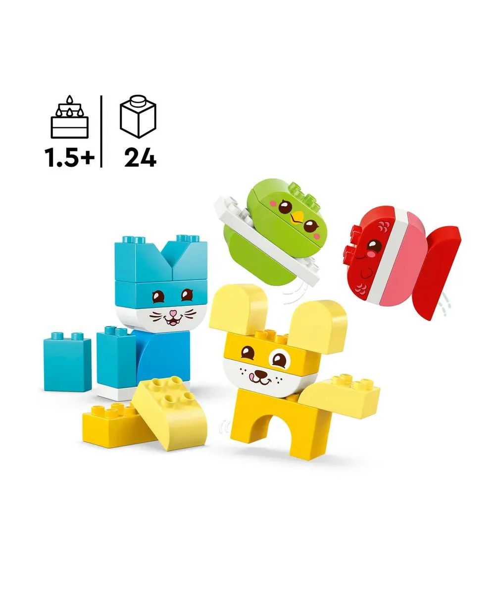 Конструктор LEGO DUPLO Творческие милые питомцы 3в1 24 дет. - фото 2