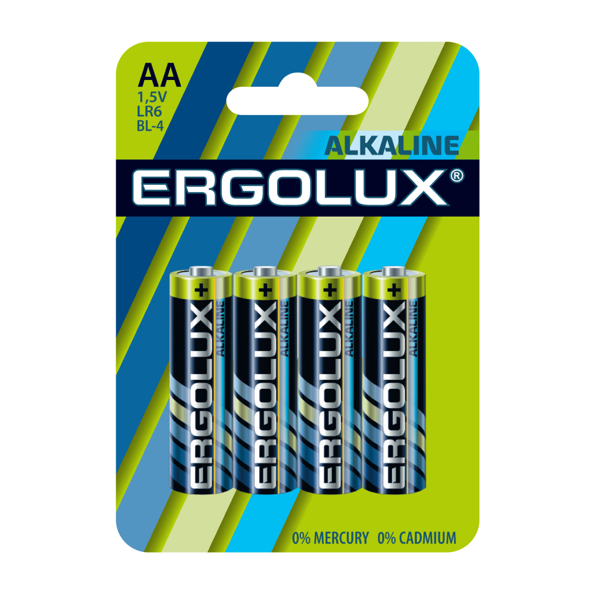 Батарейки Ergolux LR6 BL-4 - фото 2