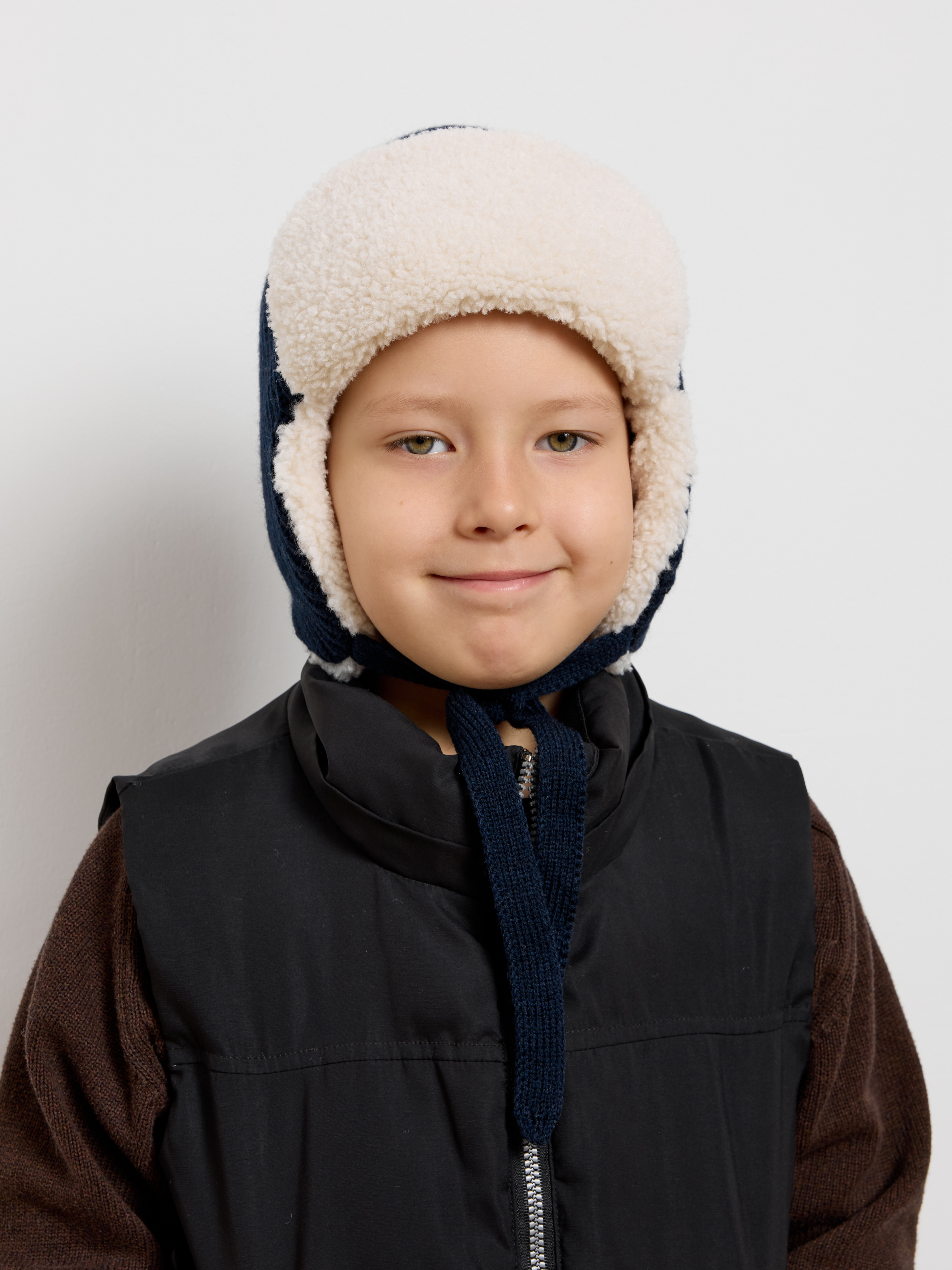 Шапка-ушанка Starkoff Kids Д301109 - фото 4