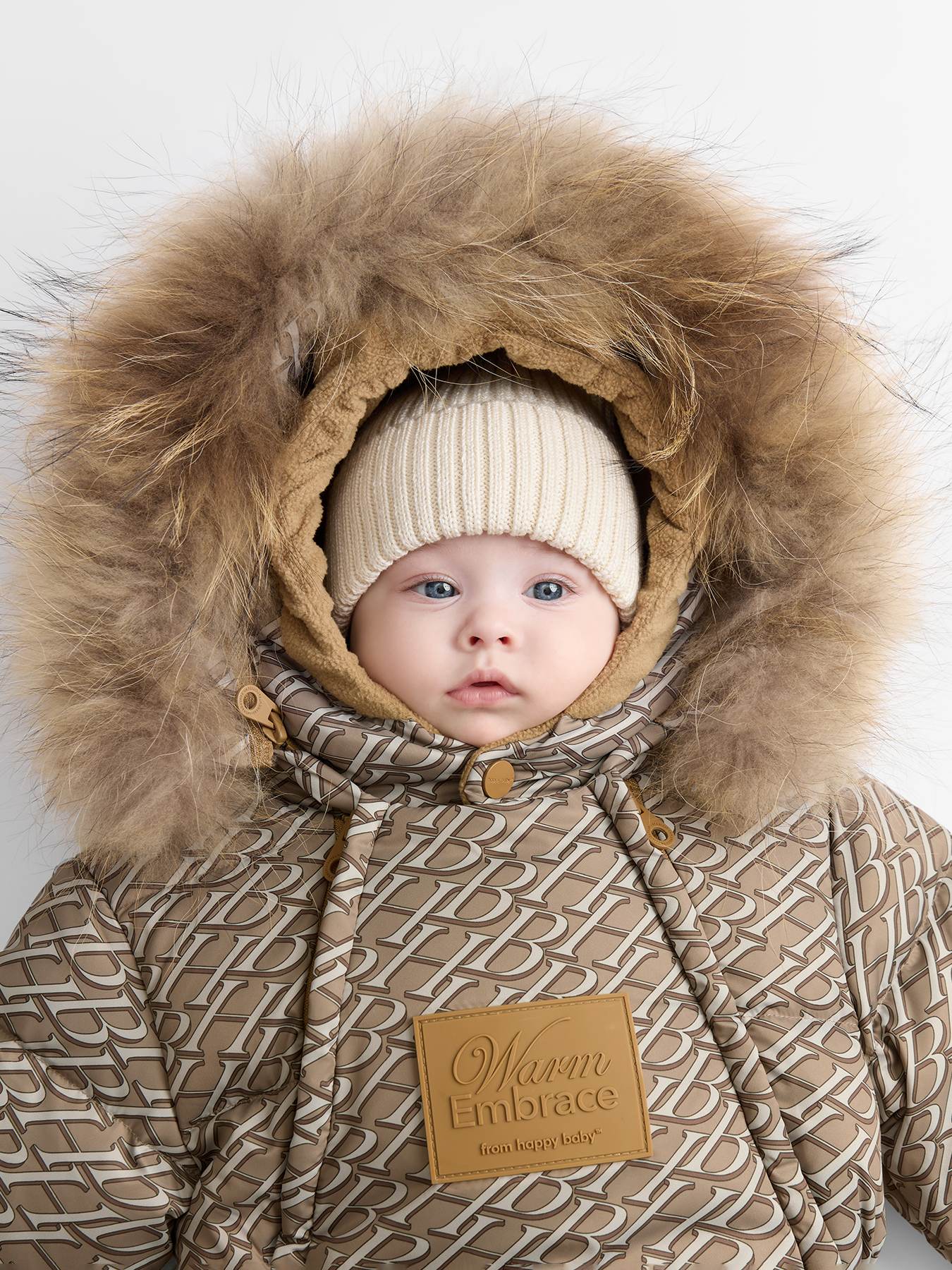 Комбинезон-трансформер Happy Baby 89144-0_beige (letters) - фото 3