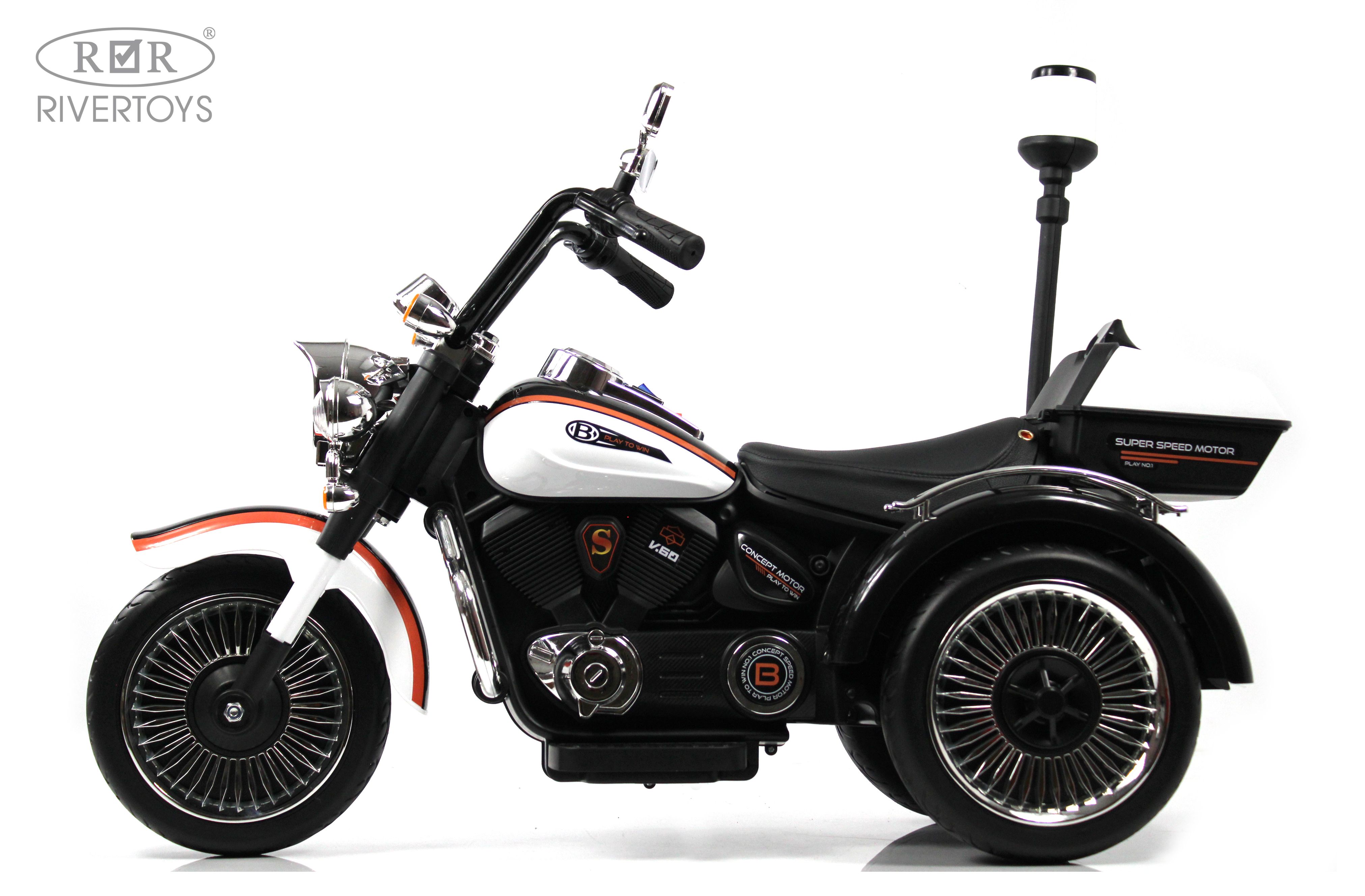 Электромобиль RIVERTOYS K003PX-WHITE - фото 18