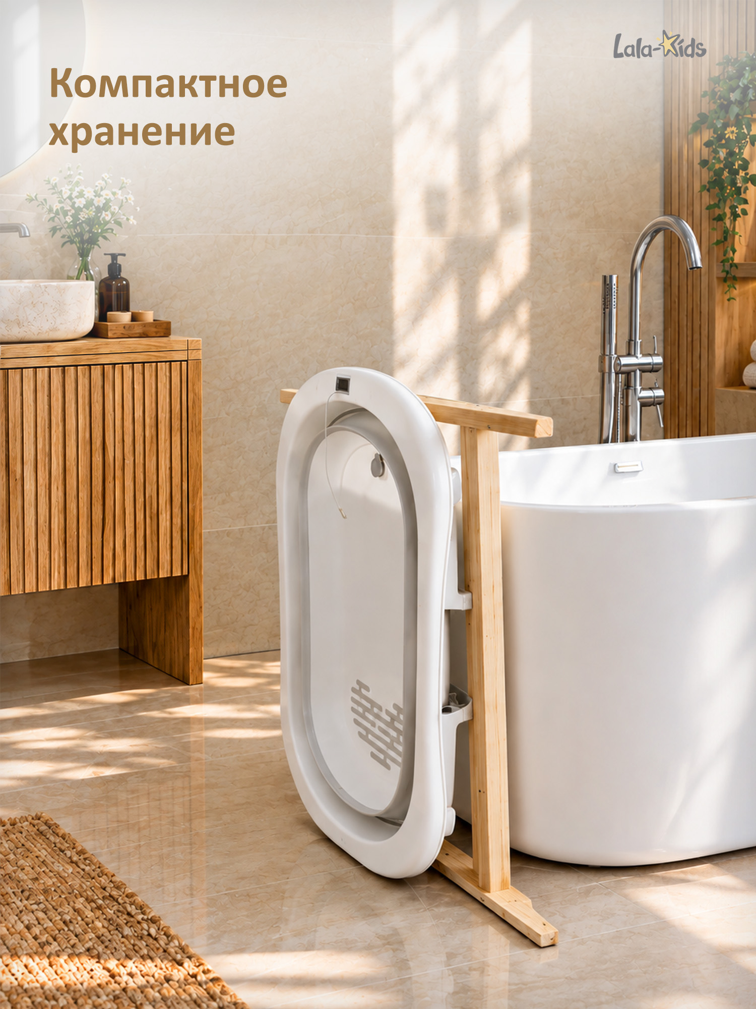 Подставка для ванночки для купания новорожденных - фото 7