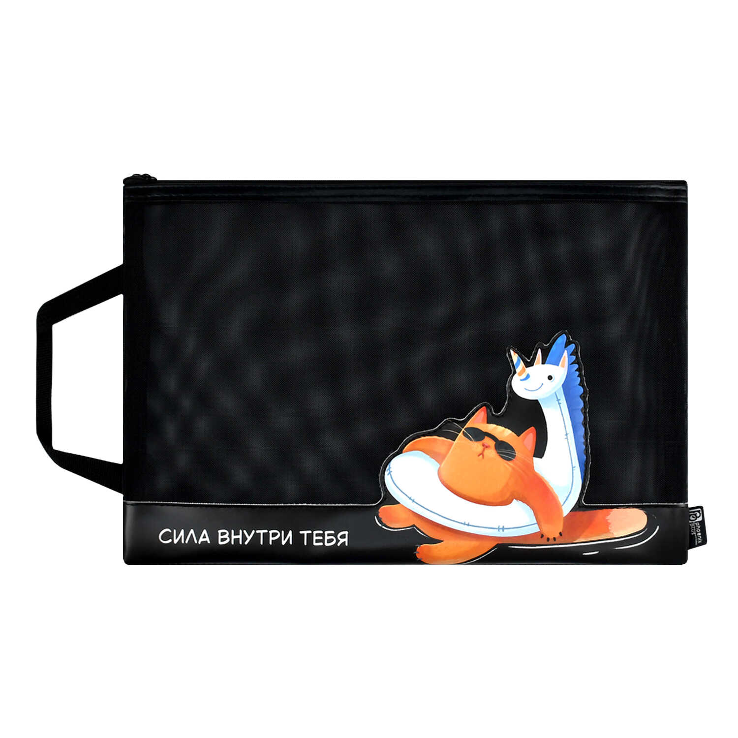 Изображение товара Папка Феникс + Суперкот А4 Искусственная кожа 34x24 чёрная