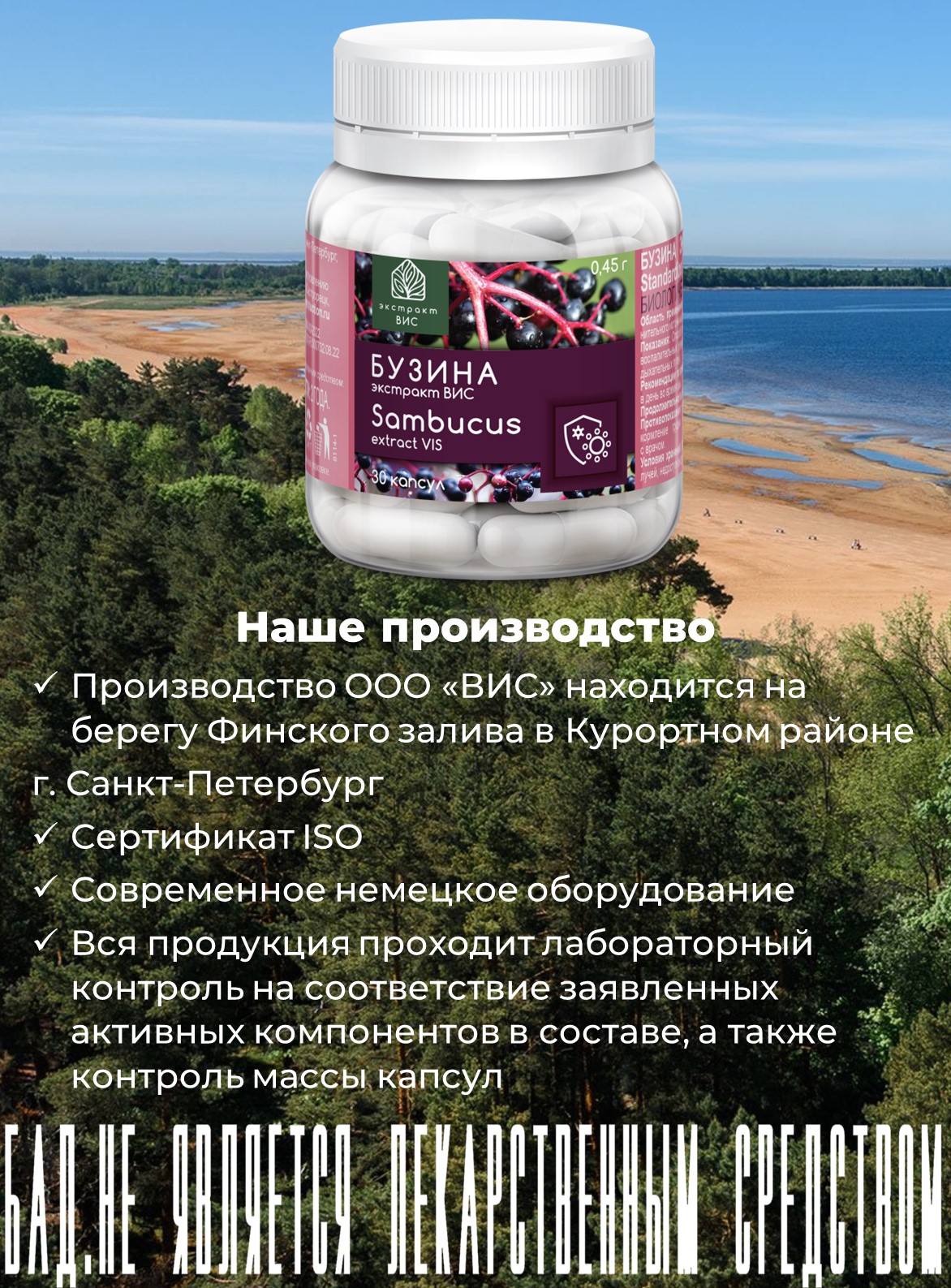 БАД Экстракт-ВИС Бузина капсулы №30 - фото 8