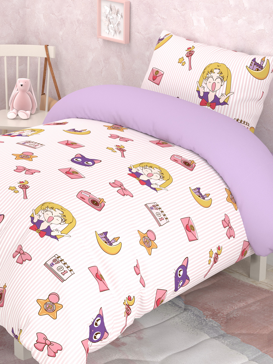 Изображение товара Комплект постельного белья BRAVO kids dreams аниме на резинке и пододеяльник