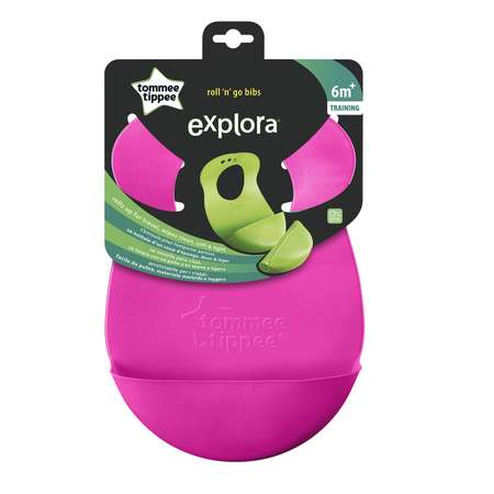 Нагрудник Tommee tippee пластик