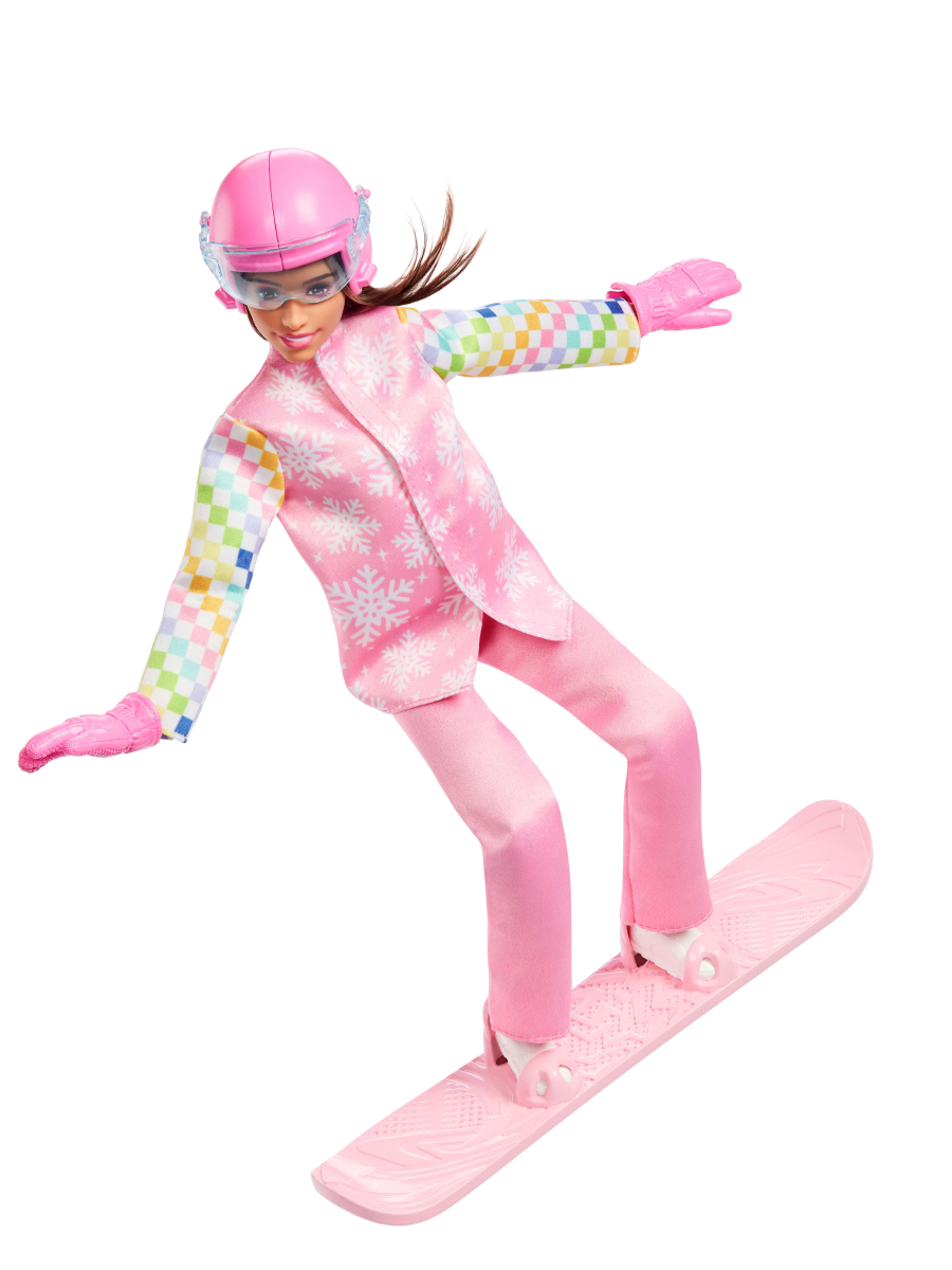 Кукла модельная Barbie Deluxe Career Сноубордистка высота 28 см JKF78 - фото 5