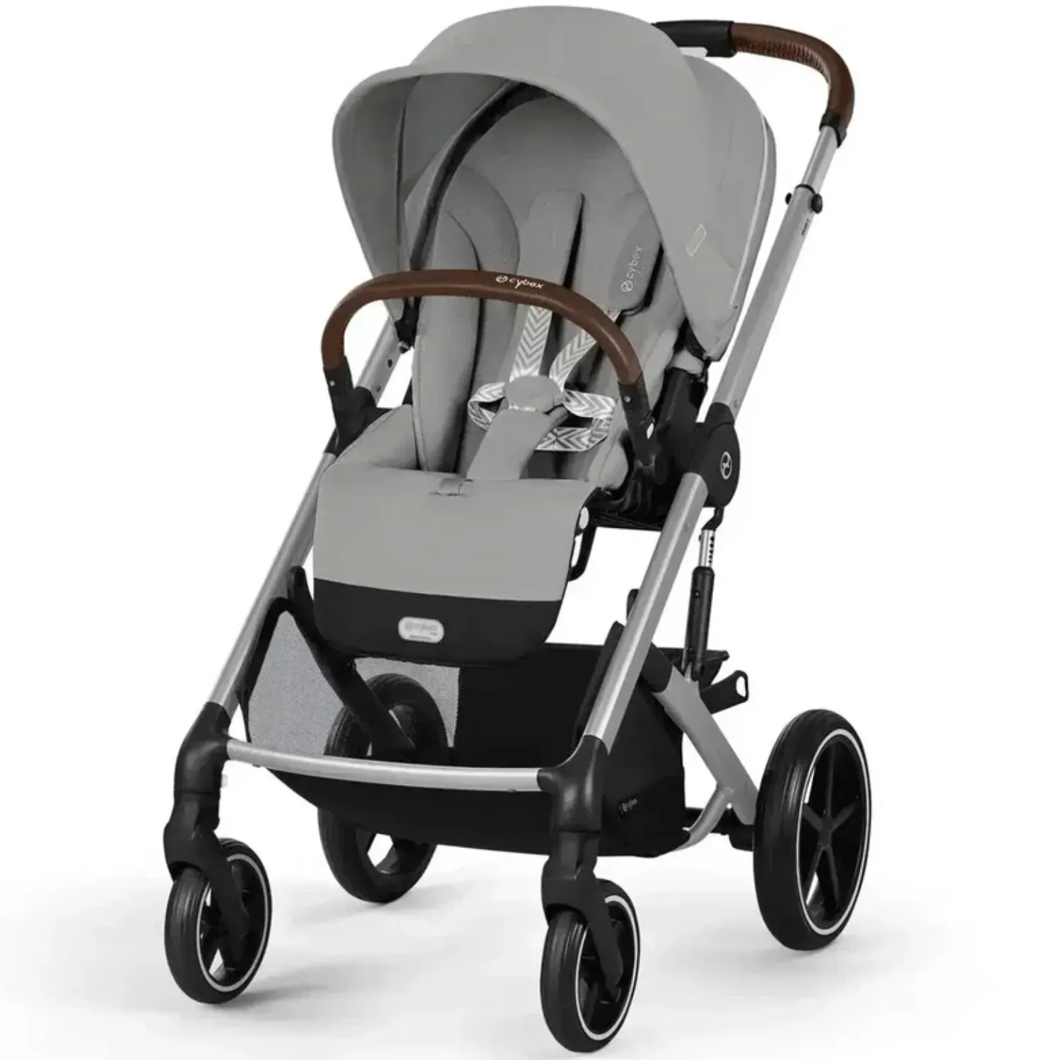 Коляска 2в1 Cybex Balios S Lux SLV серый - фото 6