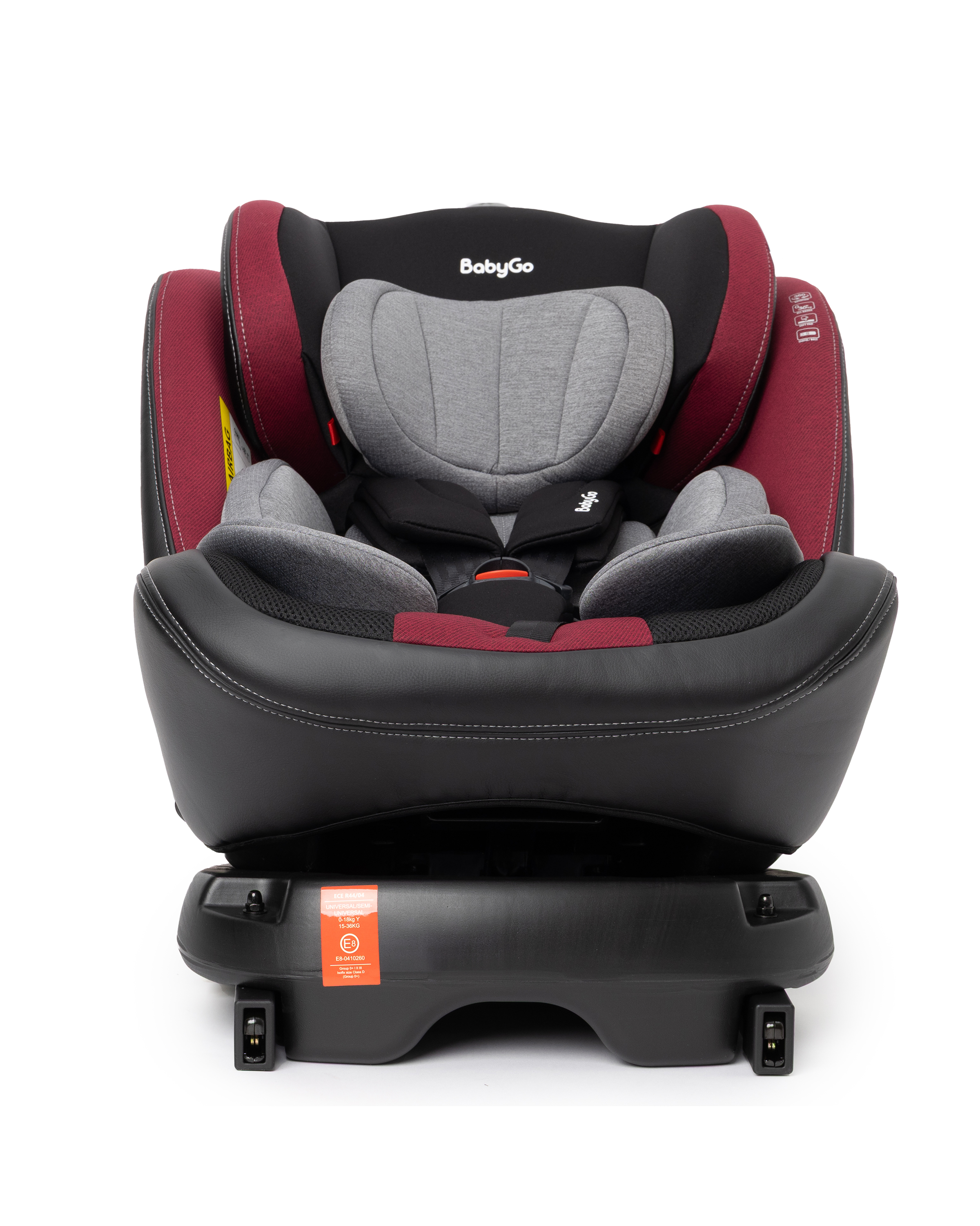Автокресло BabyGo Multi-Stage New Isofix 0+/1/2/3 (0-36 кг) красный - фото 27