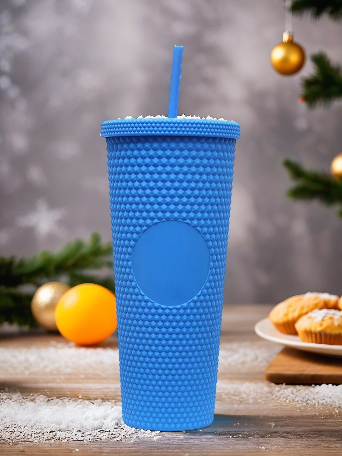Стакан iLikeGift с трубочкой и крышкой 710 мл - фото 1