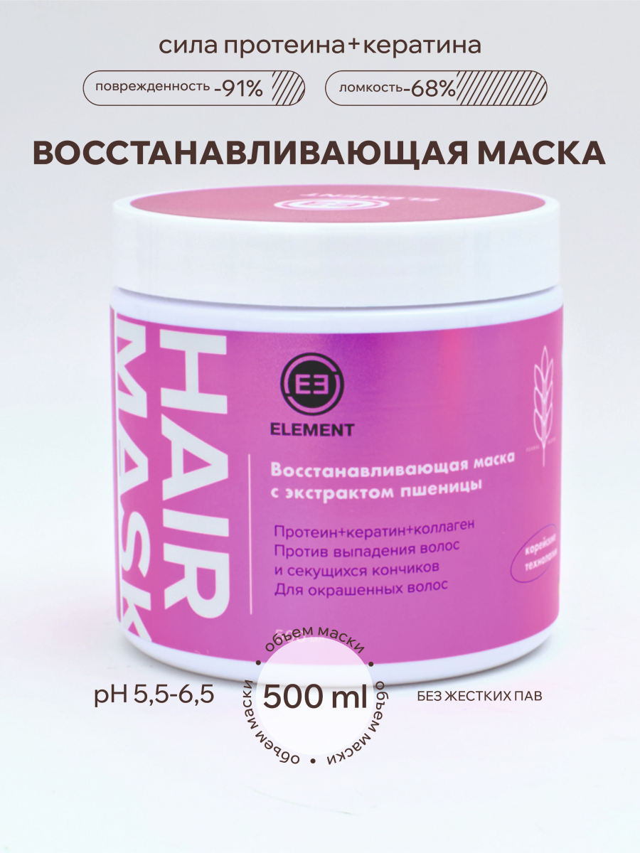 Маска ELEMENT 500 мл - фото 1