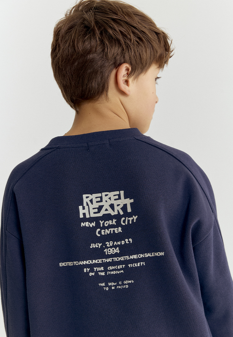 Cвитшот artie W25K04T-1350M/Синий - фото 6