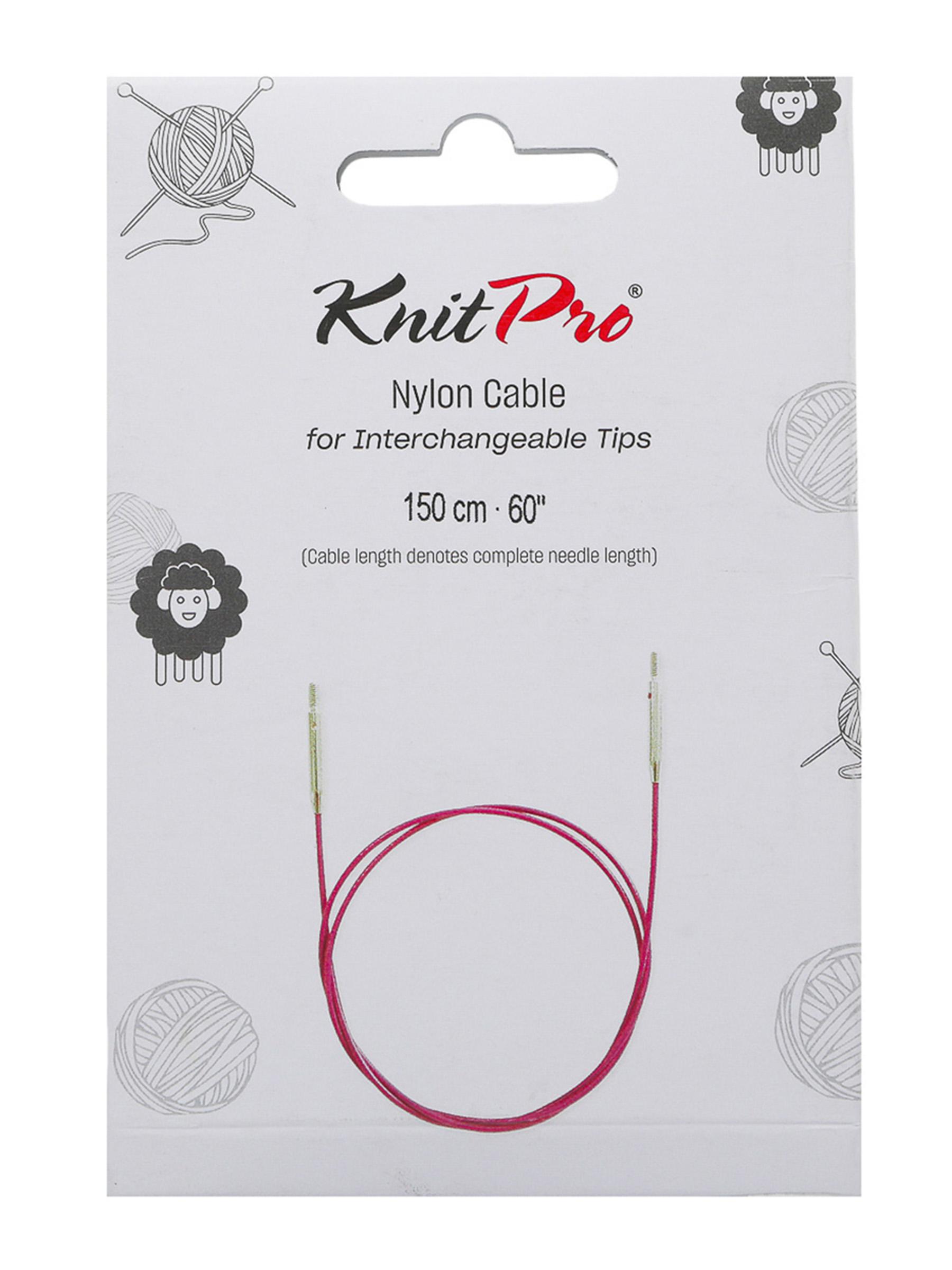 Тросик для съемных спиц KnitPro круговые - фото 3