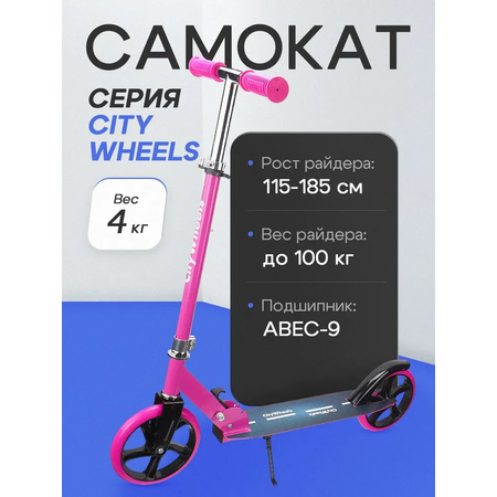 Самокат Рыжий кот двухколесный