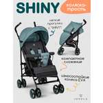 Коляска прогулочная JOVOLA Shiny голубой бежевый