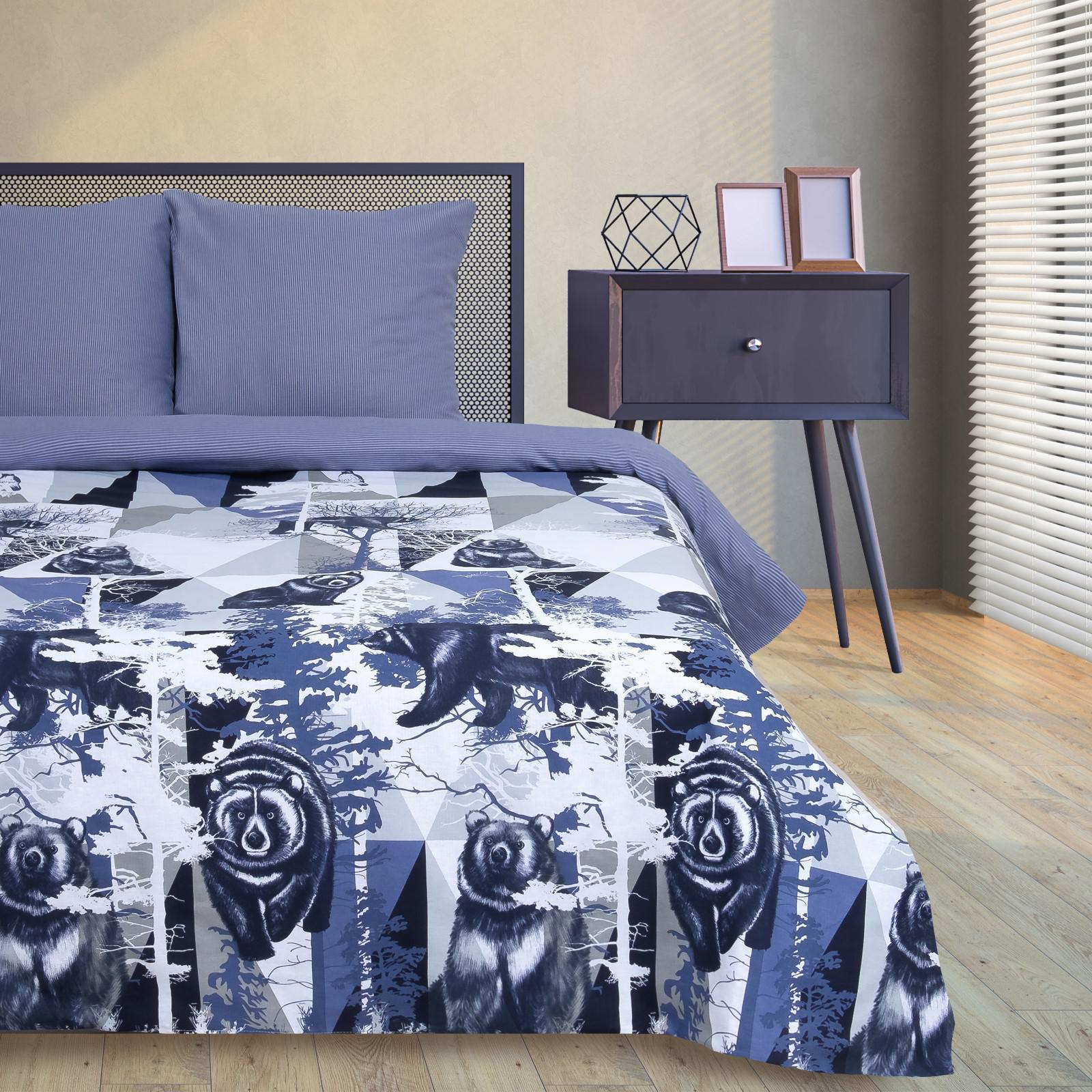 Комплект постельного белья Этель Геометрия леса полутораспальный - фото 1