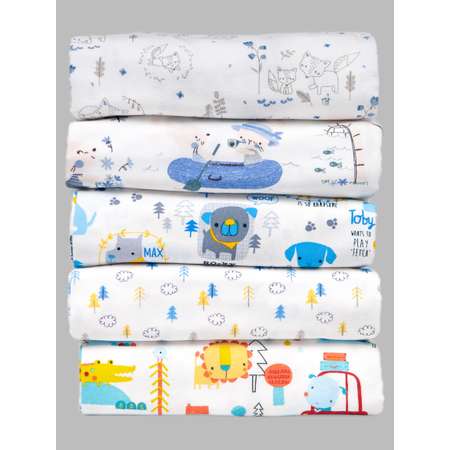 Пеленки фланель Daisy 5 шт 90х120 см