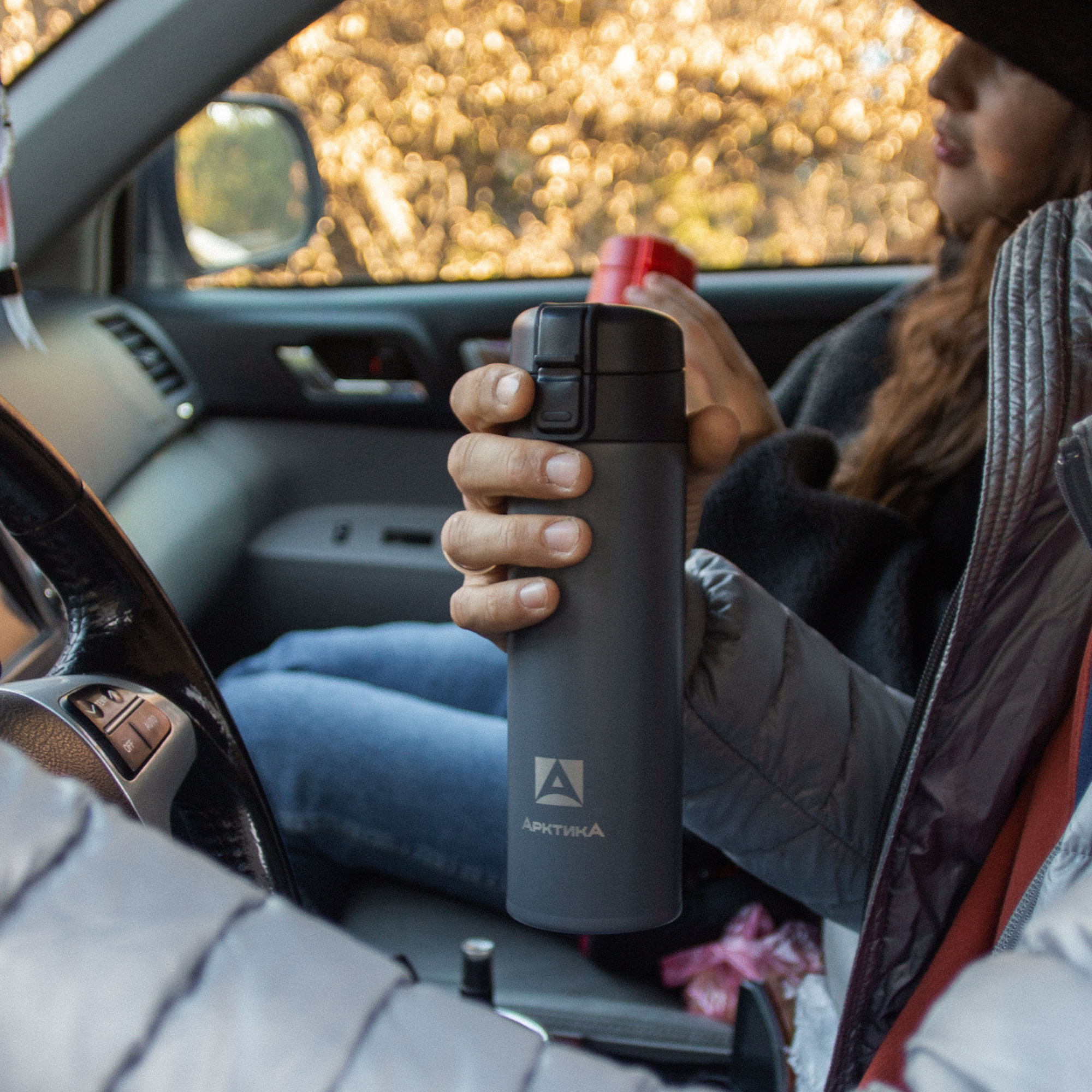 Термокружка Арктика 703-470 графит с ситечком - фото 7