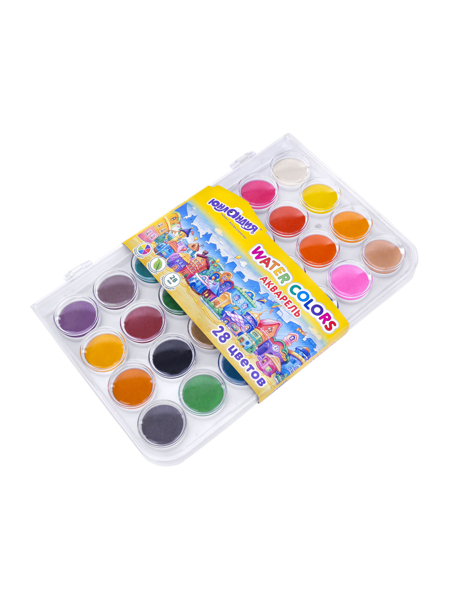 Краски акварель Юнландия 28 цв. - фото 5