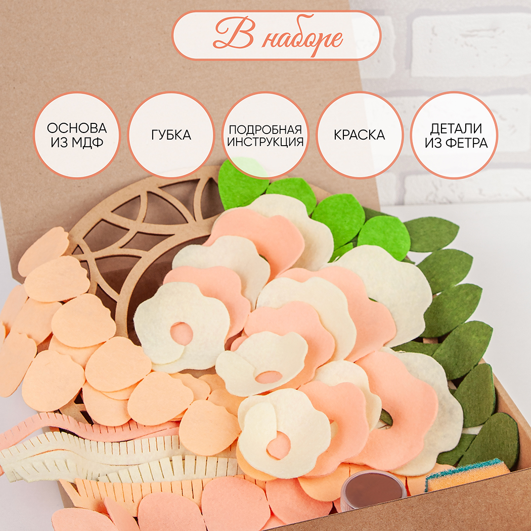 Набор для творчества Santa Lucia Цветочное панно - фото 3