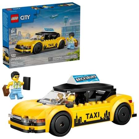 Конструктор LEGO City Желтое такси 122 дет.