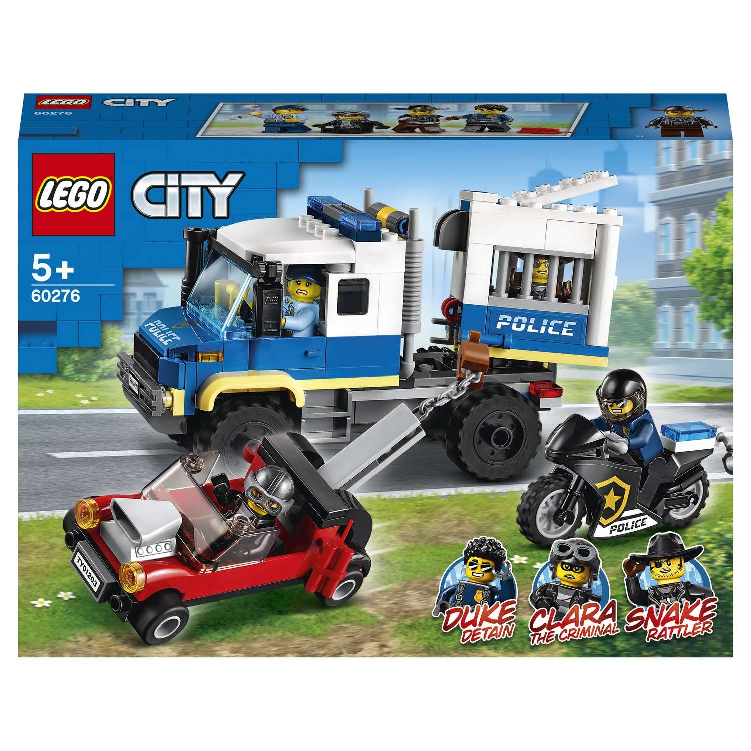 Конструктор LEGO City Police Prisoner Transport блочный - фото 2