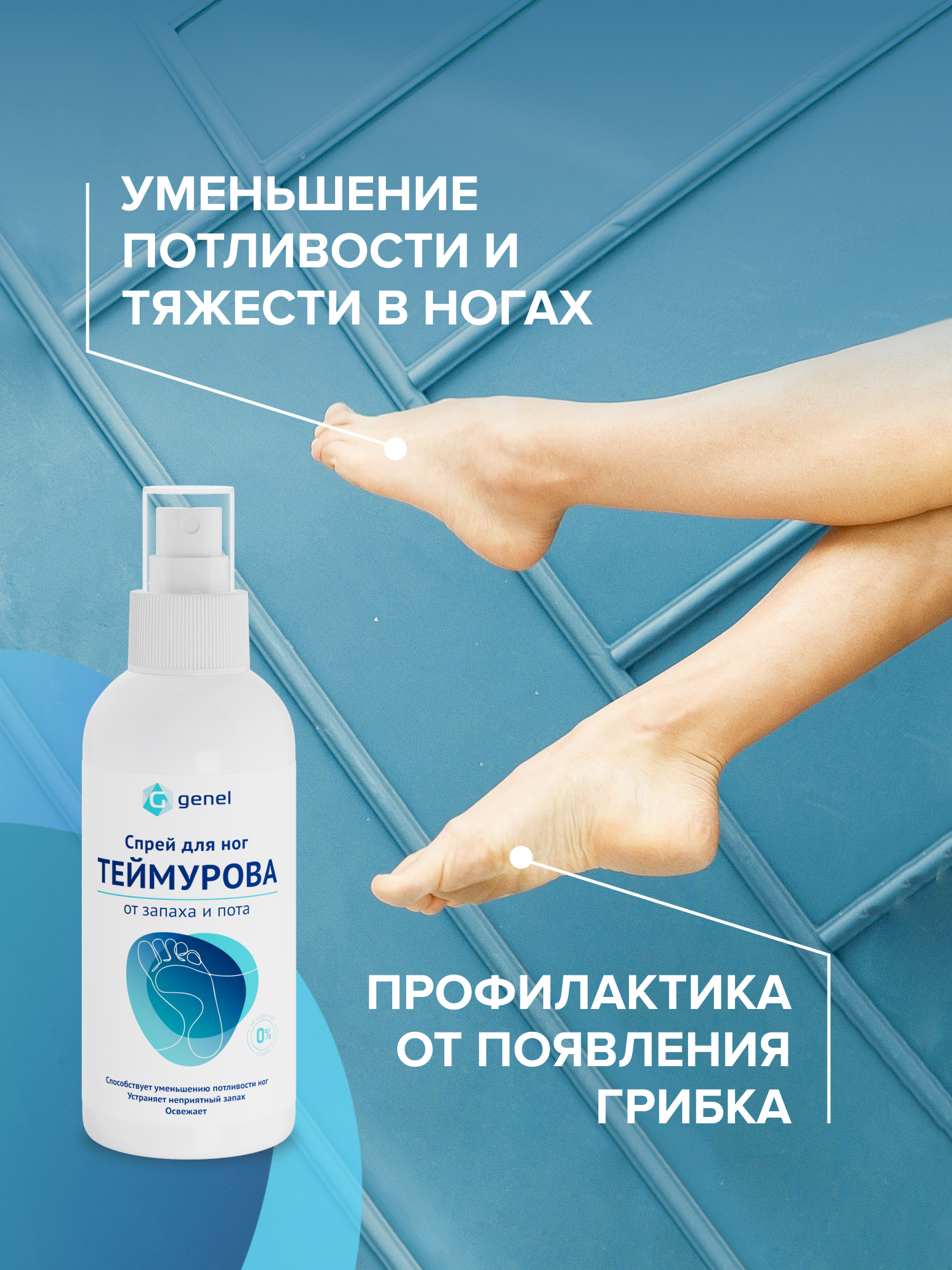 Набор G genel Спрей и гигиеническая присыпка для ног - фото 15