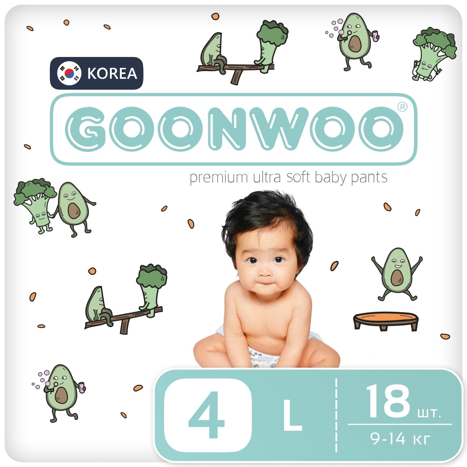 Трусики GOONWOO L 18 шт. - фото 1