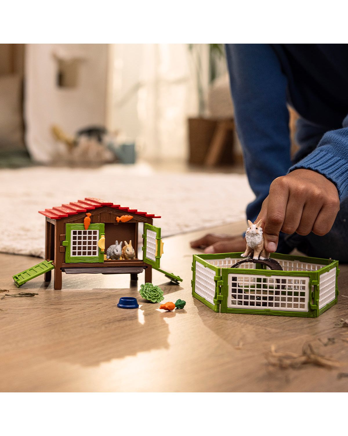 Игровой набор SCHLEICH Клетка для кроликов - фото 2