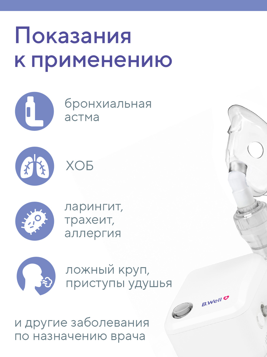 Ингалятор B.Well PRO-100 - фото 10