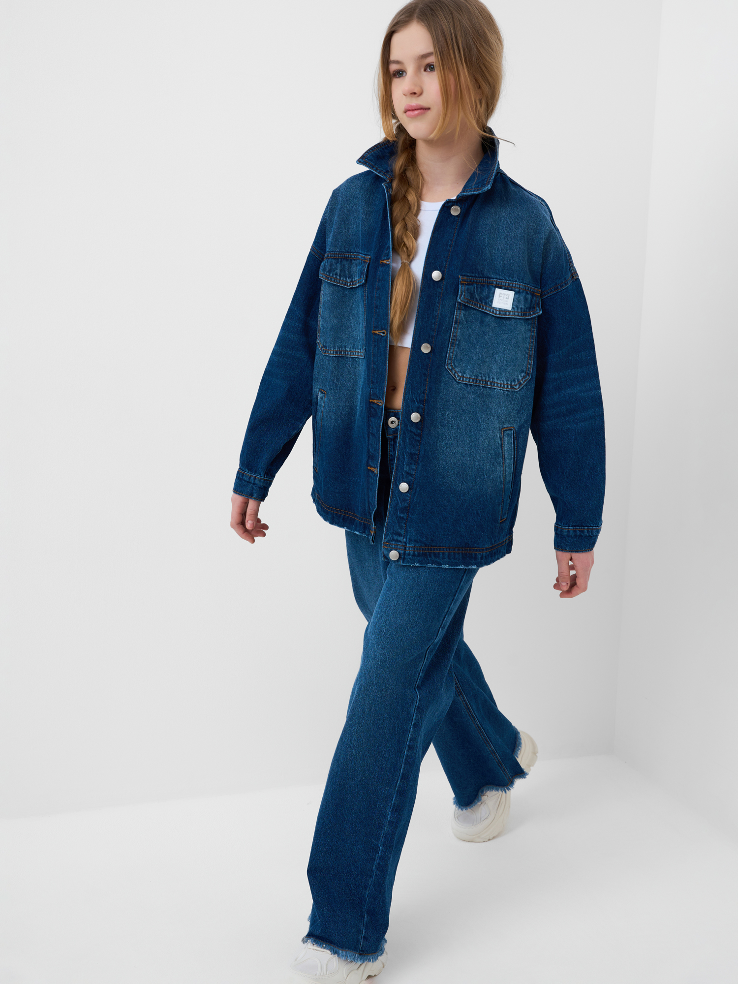 Куртка джинсовая PlayToday 12621123 - фото 4