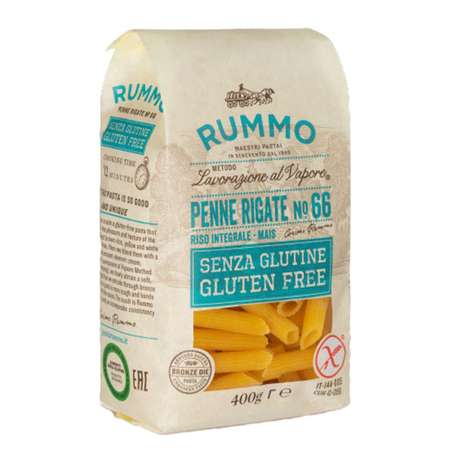 Макароны Rummo итальянская паста без глютена Пенне Ригатте №66 400 г