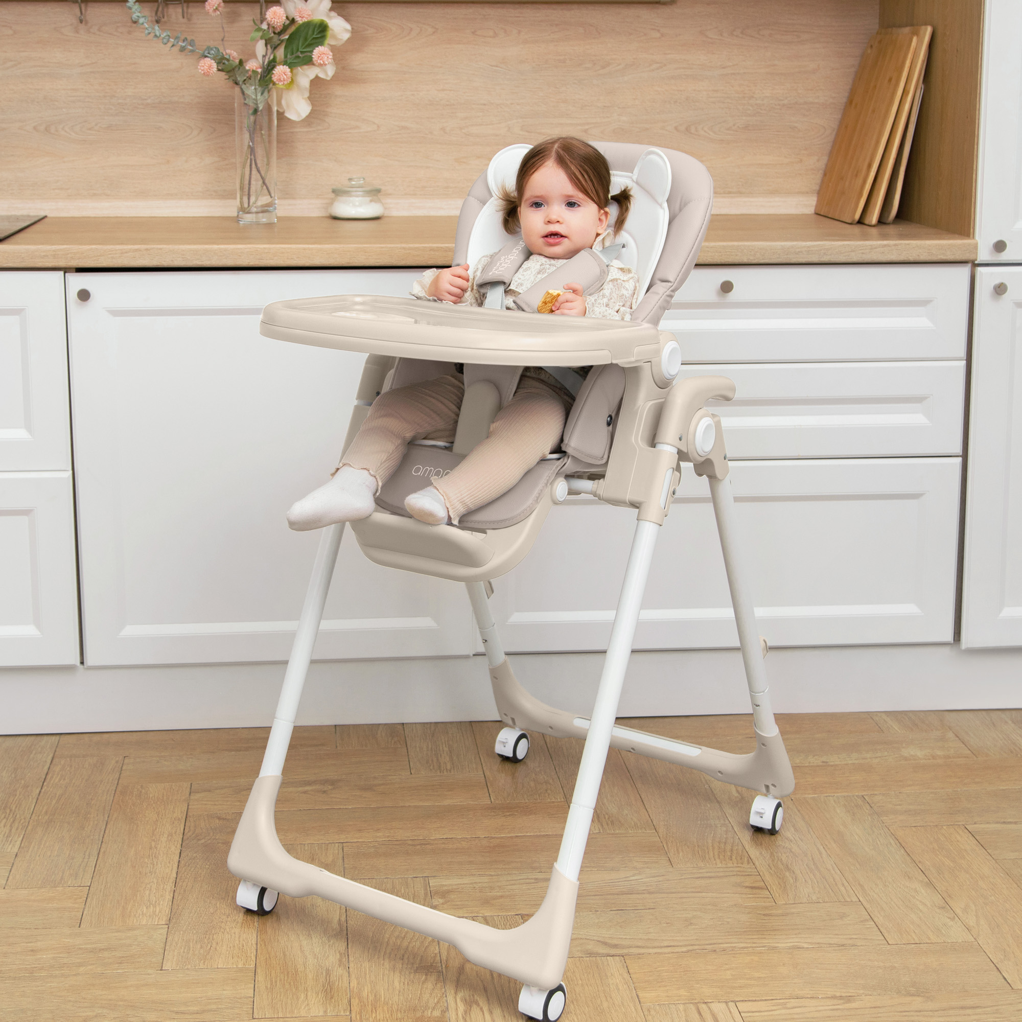 Стульчик для кормления Amarobaby Allure классический - фото 18