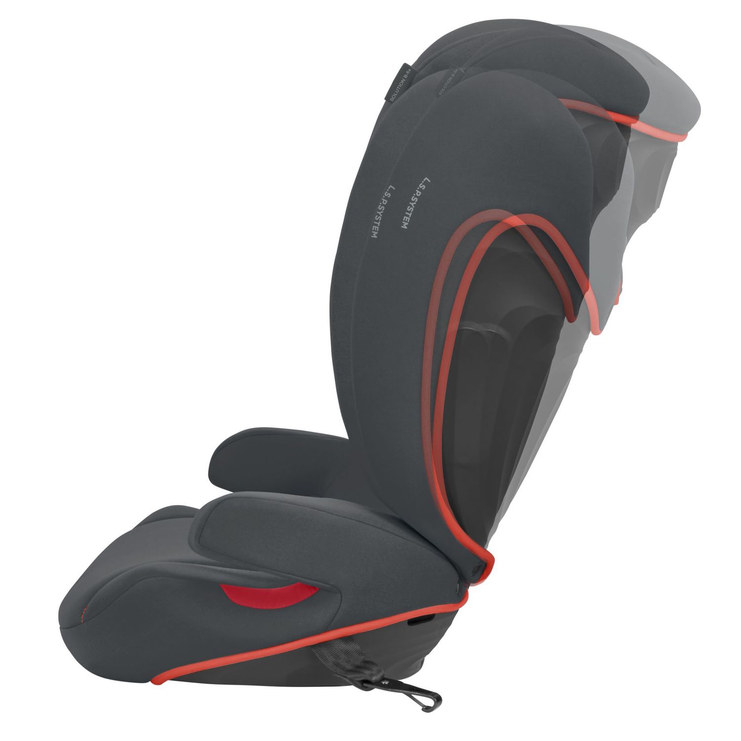 Автокресло Cybex Solution B-Fix Steel Grey 2/3 (15-36 кг) - фото 9