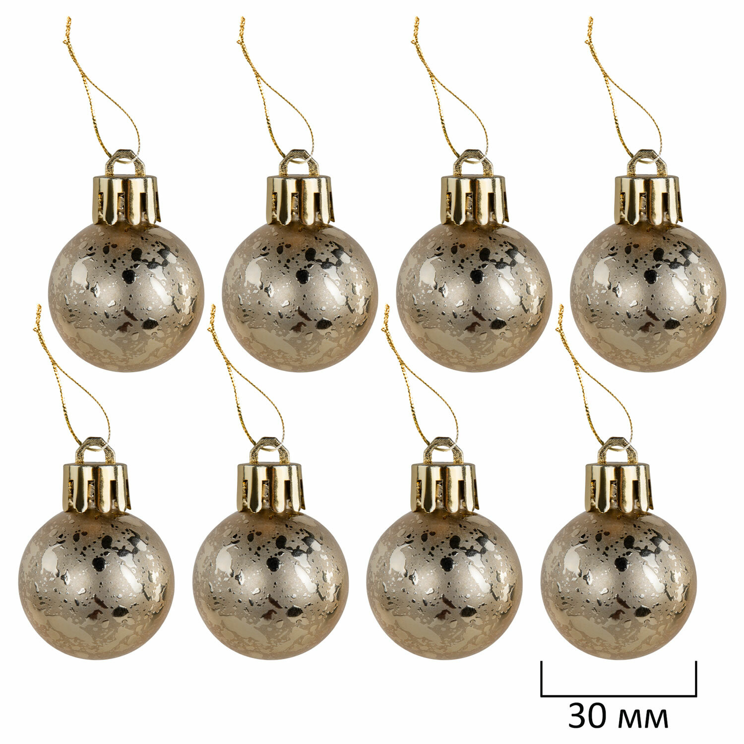 Елочные игрушки Золотая сказка набор 56 штук - фото 15